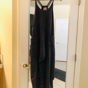 Free people movement hot shot onesie wash black xs